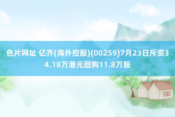 色片网址 亿齐(海外控股)(00259)7月23日斥资34.18万港元回购11.8万股