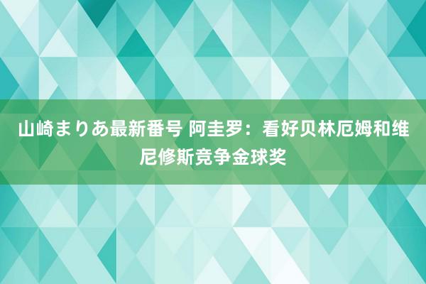 山崎まりあ最新番号 阿圭罗：看好贝林厄姆和维尼修斯竞争金球奖