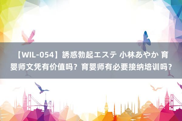 【WIL-054】誘惑勃起エステ 小林あやか 育婴师文凭有价值吗？育婴师有必要接纳培训吗？