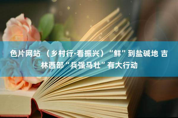 色片网站 （乡村行·看振兴）“鲜”到盐碱地 吉林西部“兵强马壮”有大行动