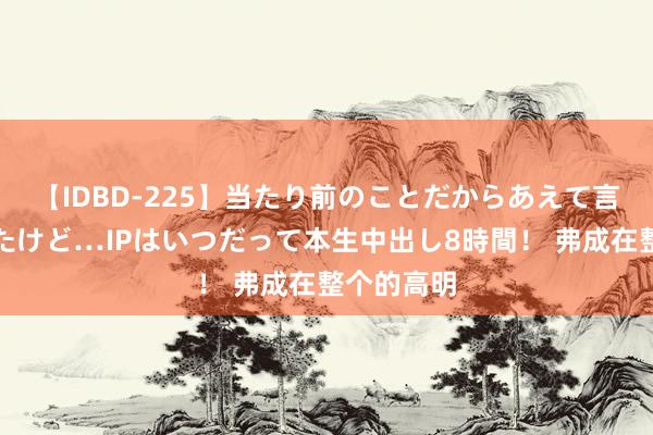 【IDBD-225】当たり前のことだからあえて言わなかったけど…IPはいつだって本生中出し8時間！ 弗成在整个的高明